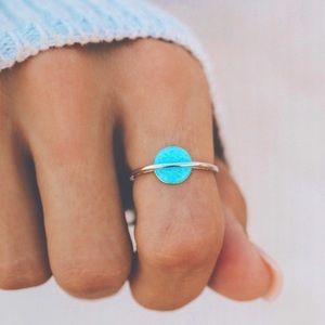 Pura Vida Opal Saturn Ring NWT
